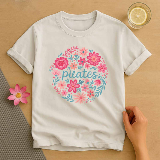 Floral Pilates T-Shirt