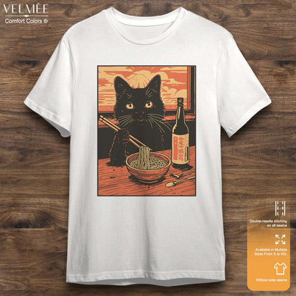 Ramen Noodle Cat T-Shirt