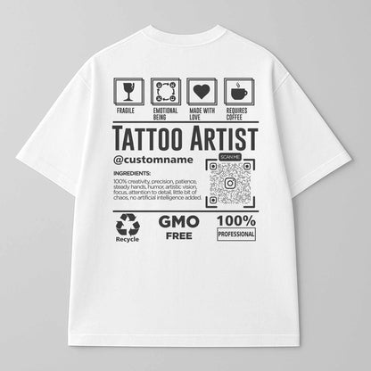 Custom Tattoo Artist T-Shirt