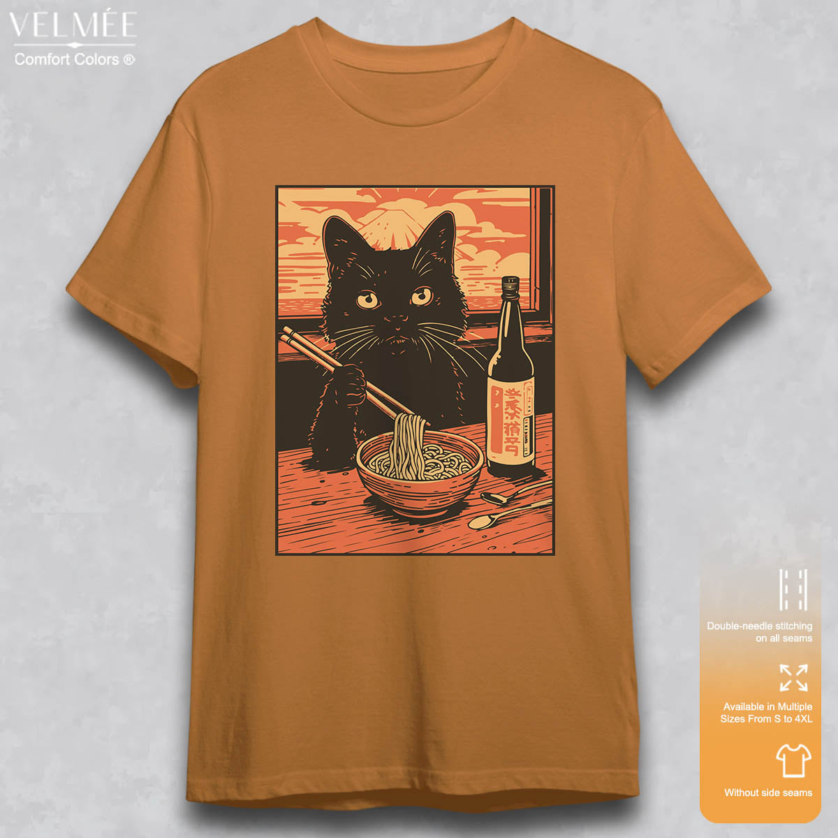 Ramen Noodle Cat T-Shirt
